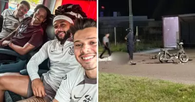 Jugador de Corinthians atropella y mata a motociclista