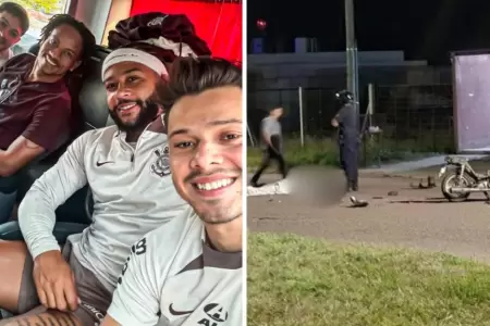 Jugador de Corinthians atropella y mata a motociclista