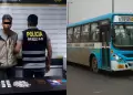 Capturan a sujeto que recoga dinero de extorsin a 'El Chino' y otras empresas de transporte en Lima