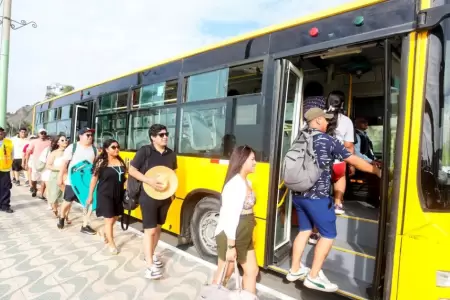 Servicio playero del Metropolitano.