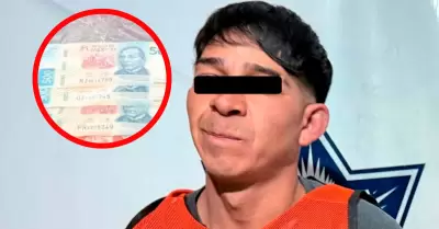 Entreg a su hijo por robar su dinero.