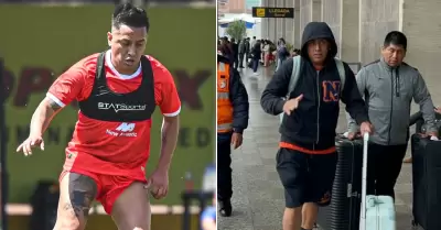 Christian Cueva jugar por Cienciano este 2025.