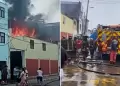 Urgente! Reportan fuerte INCENDIO en el Callao: Varias viviendas fueron afectadas por el siniestro