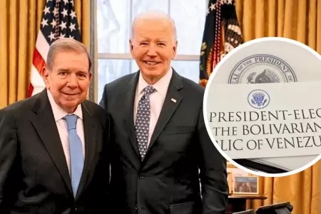 Edmundo Gonzlez y Joe Biden.