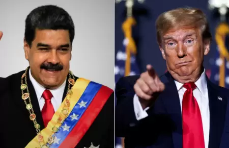 Donald Trump y Nicols Maduro.