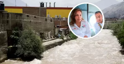 Dina Boluarte sobrevol zonas afectadas por lluvia pero no se reuni con autorid