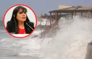 Ministra Desil Len anima a visitar playas del norte pese a advertencia de nuevo oleaje anmalo