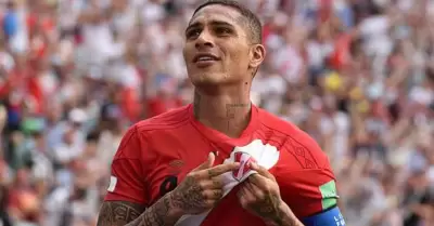 Paolo Guerrero le dijo adis a la Seleccin Peruana.