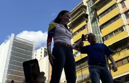 Reaparece Mara Corina Machado en Caracas