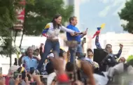 Mara Corina Machado fue interceptada tras reaparecer en protestas: Denuncian que su vehculo recibi disparos