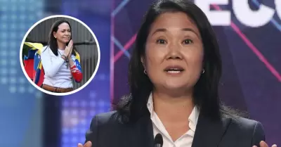 Keiko Fujimori exigi liberacin de Mara Corina Machado.