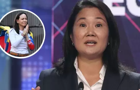 Keiko Fujimori exigi liberacin de Mara Corina Machado.