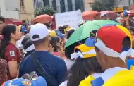 ATU anuncia desvo de Corredor Azul por manifestaciones de venezolanos en la Av. Arequipa