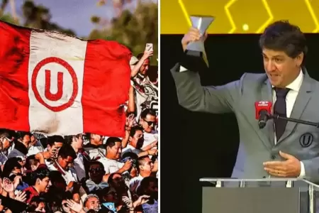 Universitario recibe el premio a la mejor hinchada de 2024