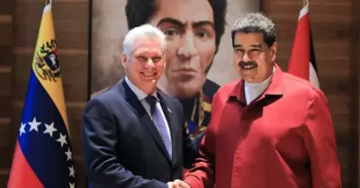 Presidente de Cuba lleg a Venezuela para asistir a toma de mando de Maduro.