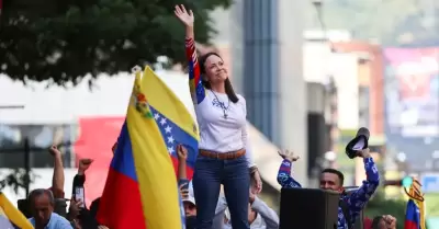 Mara Corina Machado, lder de la oposicin en Venezuela.