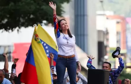 Mara Corina Machado, lder de la oposicin en Venezuela.