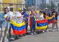 Venezolanos en Per rechazan juramentacin de Nicols Maduro: "Nuestro presidente es Edmundo"