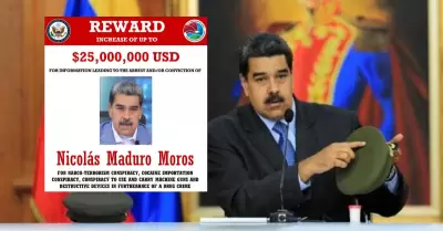 Estados Unidos aumenta recompensa por Nicols Maduro