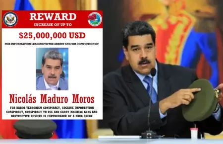 Estados Unidos aumenta recompensa por Nicols Maduro