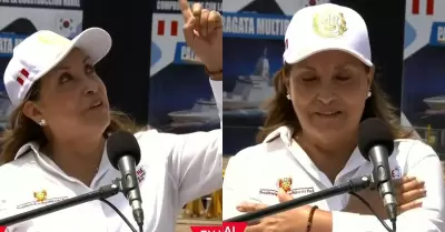 Dina Boluarte se quiebra al recordar a su padre.