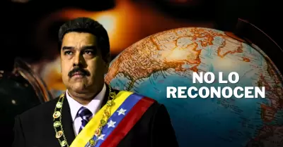 Pases no reconocen a Maduro.