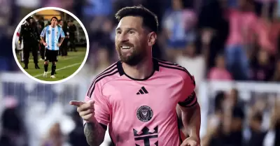 Lionel Messi visita por segunda vez el Monumental.