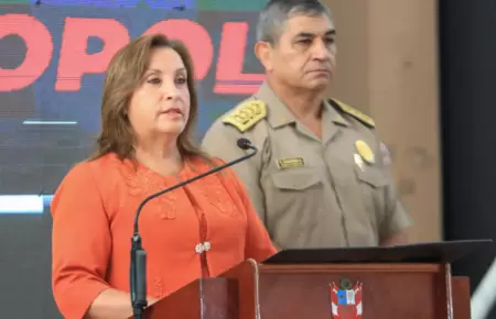 Dina Boluarte, presidenta de la Repblica.