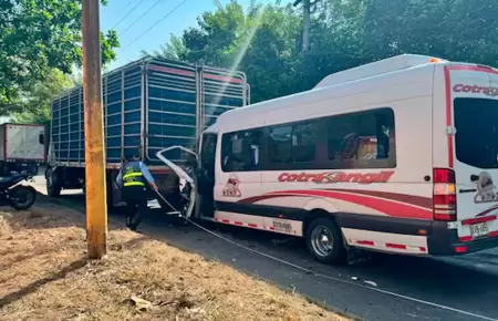 Accidente en Santander dej 12 heridos de gravedad.