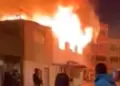 "Perd todo lo que tena": Voraz incendio arras con viviendas de cinco familias en Santa Anita