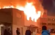 "Perd todo lo que tena": Voraz incendio arras con viviendas de cinco familias en Santa Anita