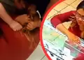 Mujer recibe golpiza de comerciante luego de intentar robar celular de su tienda (VIDEO)