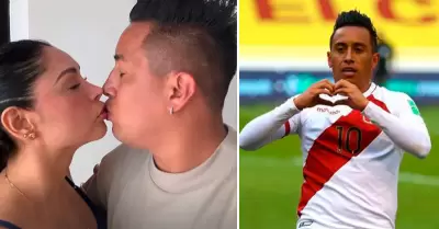 Christian Cueva grita su amor por Pamela Franco y la besa.