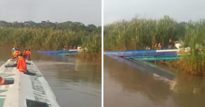 Accidente en el ro Ucayali