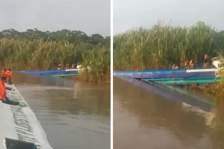 Accidente en el ro Ucayali