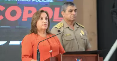 Dina Boluarte, presidenta de la Repblica.