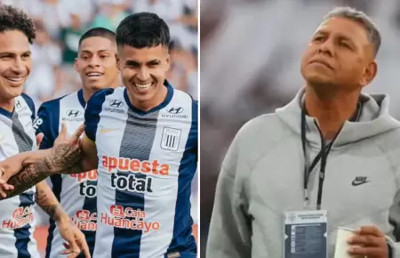 'Puma' Carranza muestra su apoyo total a Alianza Lima.