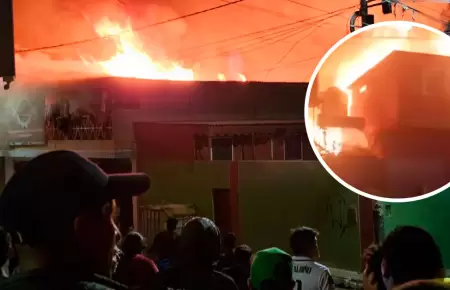 Incendio en Arequipa dej al menos cinco fallecidos.