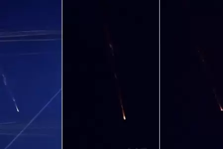 Captan cada de meteorito o basura espacial en cielo peruano.