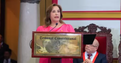 La presidenta de la Repblica, Dina Boluarte.