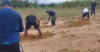 Fosas comunes en La Pampa.