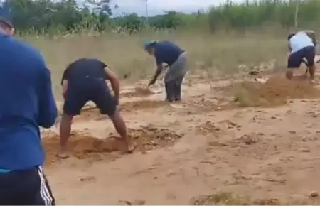 Fosas comunes en La Pampa.