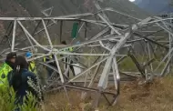 Nuevo atentado contra minera La Poderosa: Destruyen otra torre de alta tensin en Pataz