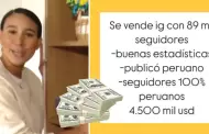 Samahara Lobatn vende cuenta de Instagram con ms de 89 mil seguidores a emprendedora: "Me la dej econmico"