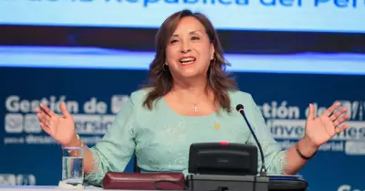 Dina Boluarte habla de las encuestas