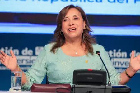 Dina Boluarte habla de las encuestas