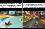 Joven se niega a superar rcord en 'Mario Kart' de su hermano fallecido: "Su recuerdo se ir para siempre"