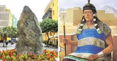 La piedra basal andina el homenaje a Taulichusco