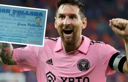 Hinchas organizan polladas para ver a Lionel Messi.