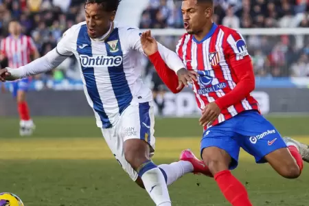 Renato Tapia fue figura en el Legans 1-0 Atltico Madrid.